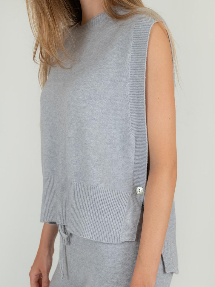 CASACCA IN MAGLIA GRIGIO PERLA 0570/15 0020 BIMOR 