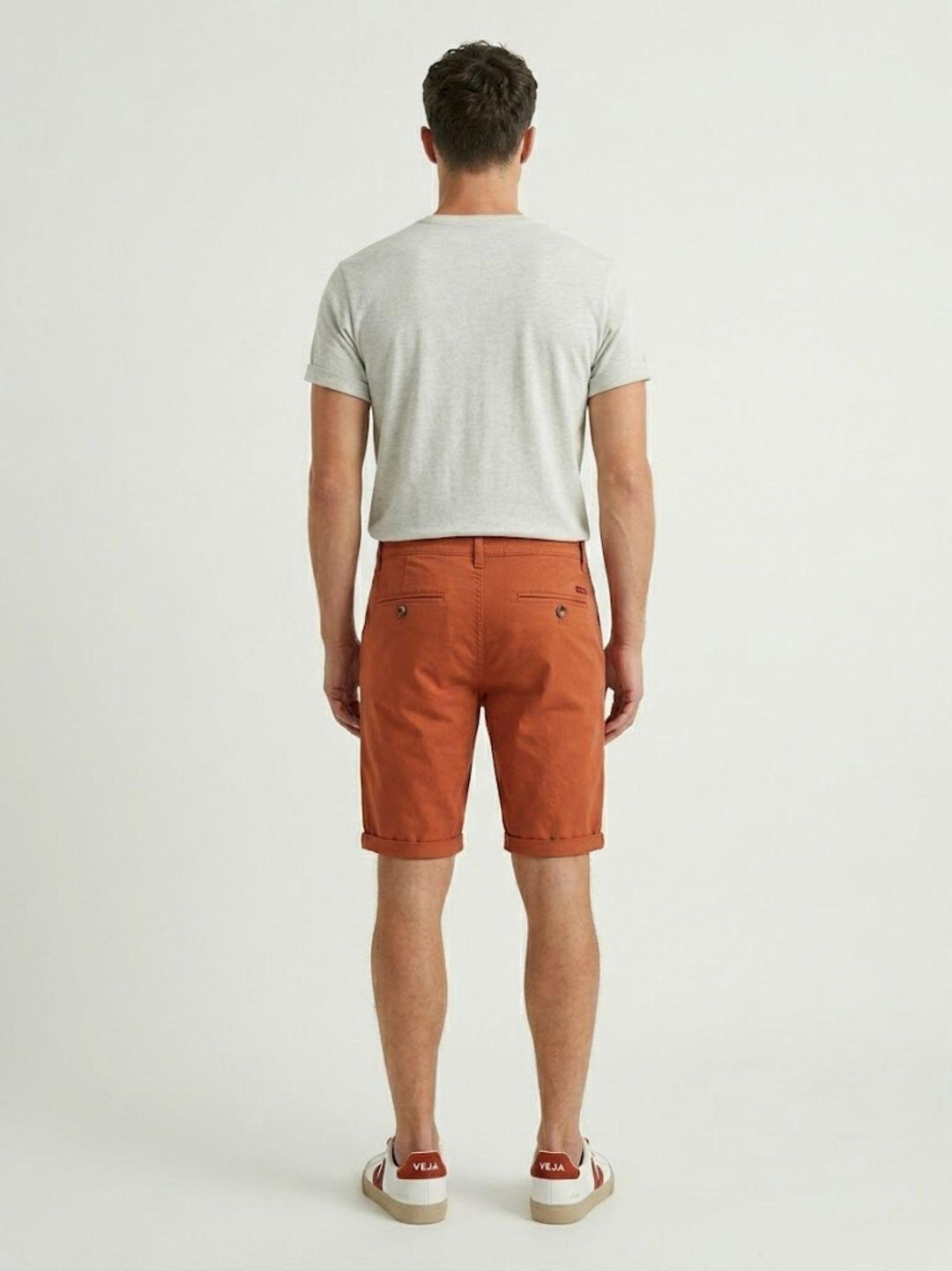 Bermuda in cotone mattone BU26S29BEPA1461TWILL 600 ANDREA MORANDO 