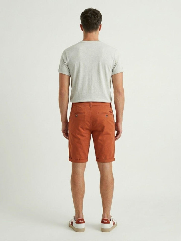 Bermuda in cotone mattone BU26S29BEPA1461TWILL 600 ANDREA MORANDO 
