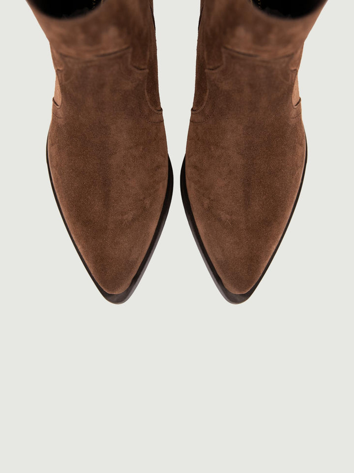 TEXANO SCAMOSCIATO MARRONE 5254 SILK MUSTANG ALPE 