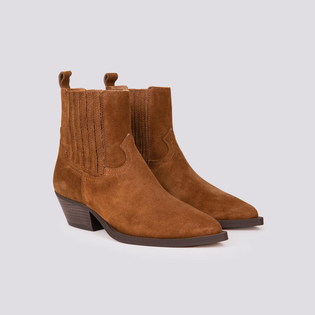TEXANO IN CAMOSCIO CUOIO 2074 SILK CUERO ALPE 