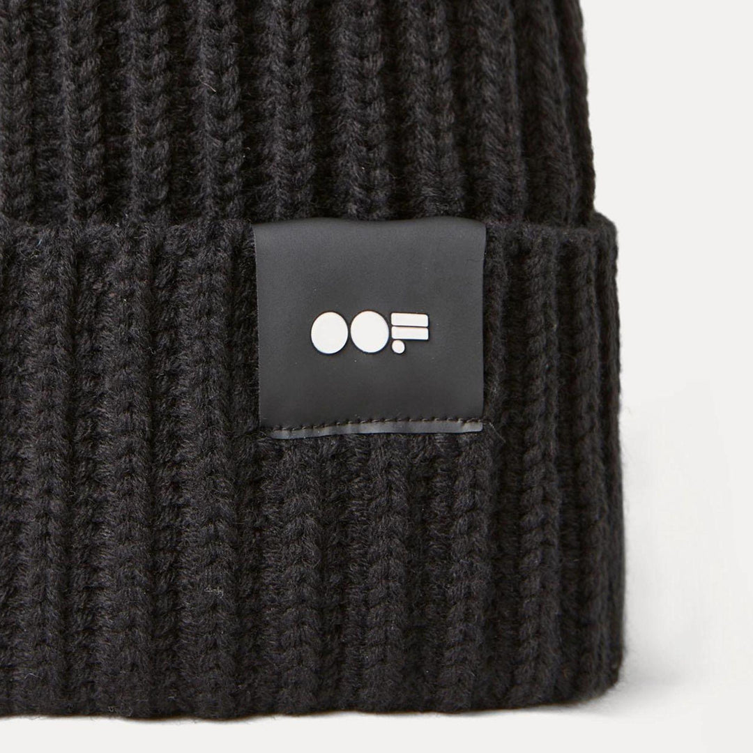 CAPPELLO BEANIE IN MISTO LANA NERO 3013 0990 OOFWEAR 