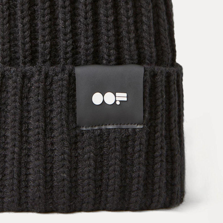 CAPPELLO BEANIE IN MISTO LANA NERO 3013 0990 OOFWEAR 