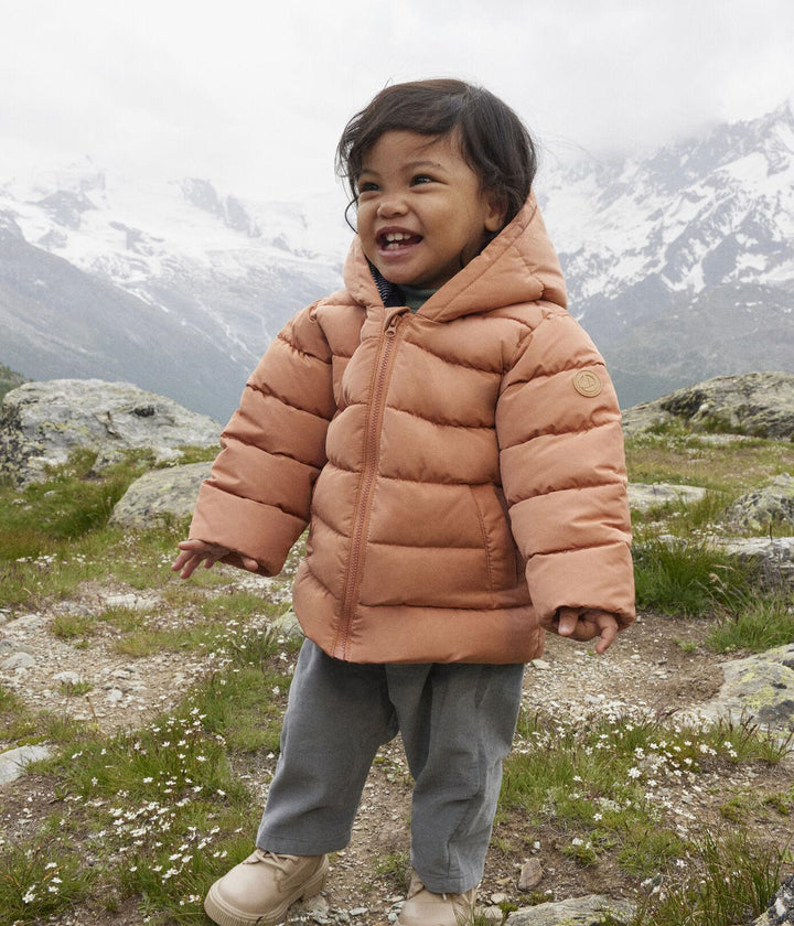 PIUMINO FODERATO IN PILE ROSA SIENNA A08PT 05 PETIT BATEAU 