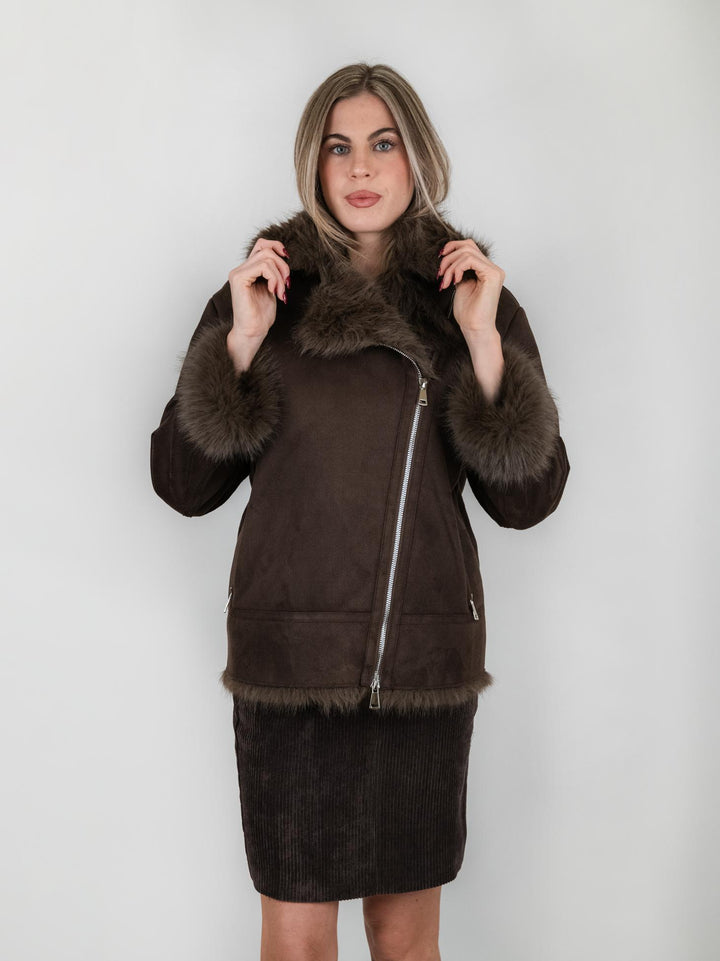 ECOMONTONE TESTA MORO CON PELLICCIA ECOLOGICA B520SILK 13 ANDREA MORANDO 