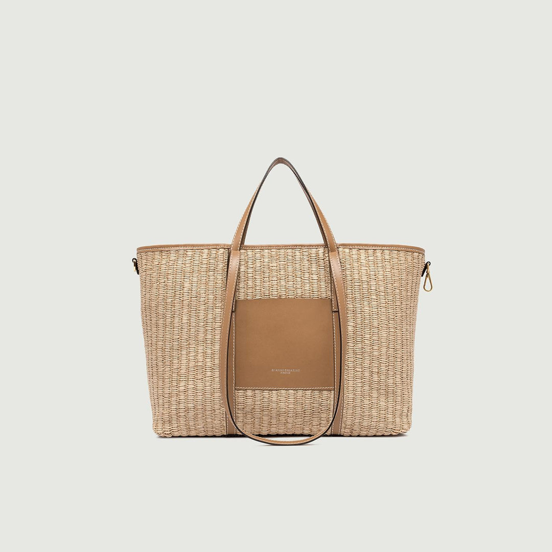 BORSA SHOPPING SUPERLIGHT EFFETTO RAFIA BS 10786 CNTT-PL 2554 GIANNI CHIARINI 