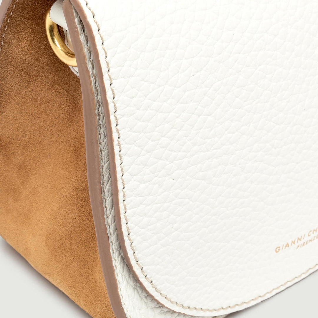 Borsa a tracolla Tara in pelle bicolor BS 10115/24PE TKL-CM 11933 GIANNI CHIARINI 