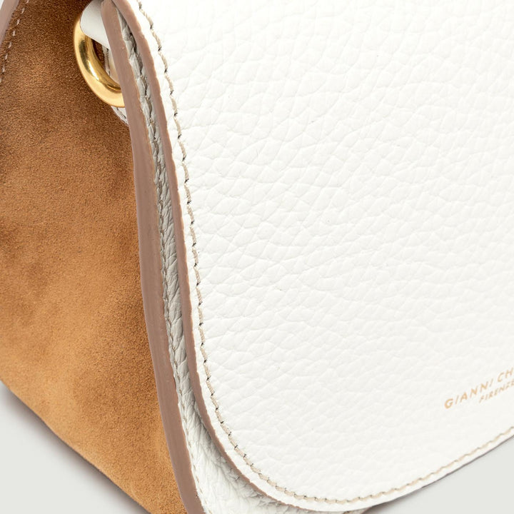 Borsa a tracolla Tara in pelle bicolor BS 10115/24PE TKL-CM 11933 GIANNI CHIARINI 