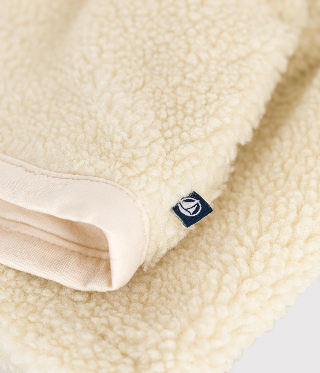 Giacca in sherpa crema A0B79 01 PETIT BATEAU 
