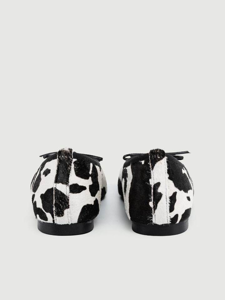 BALLERINA IN CAVALLINO COW PRINT CARDIF 3000 ANDREA MORANDO 