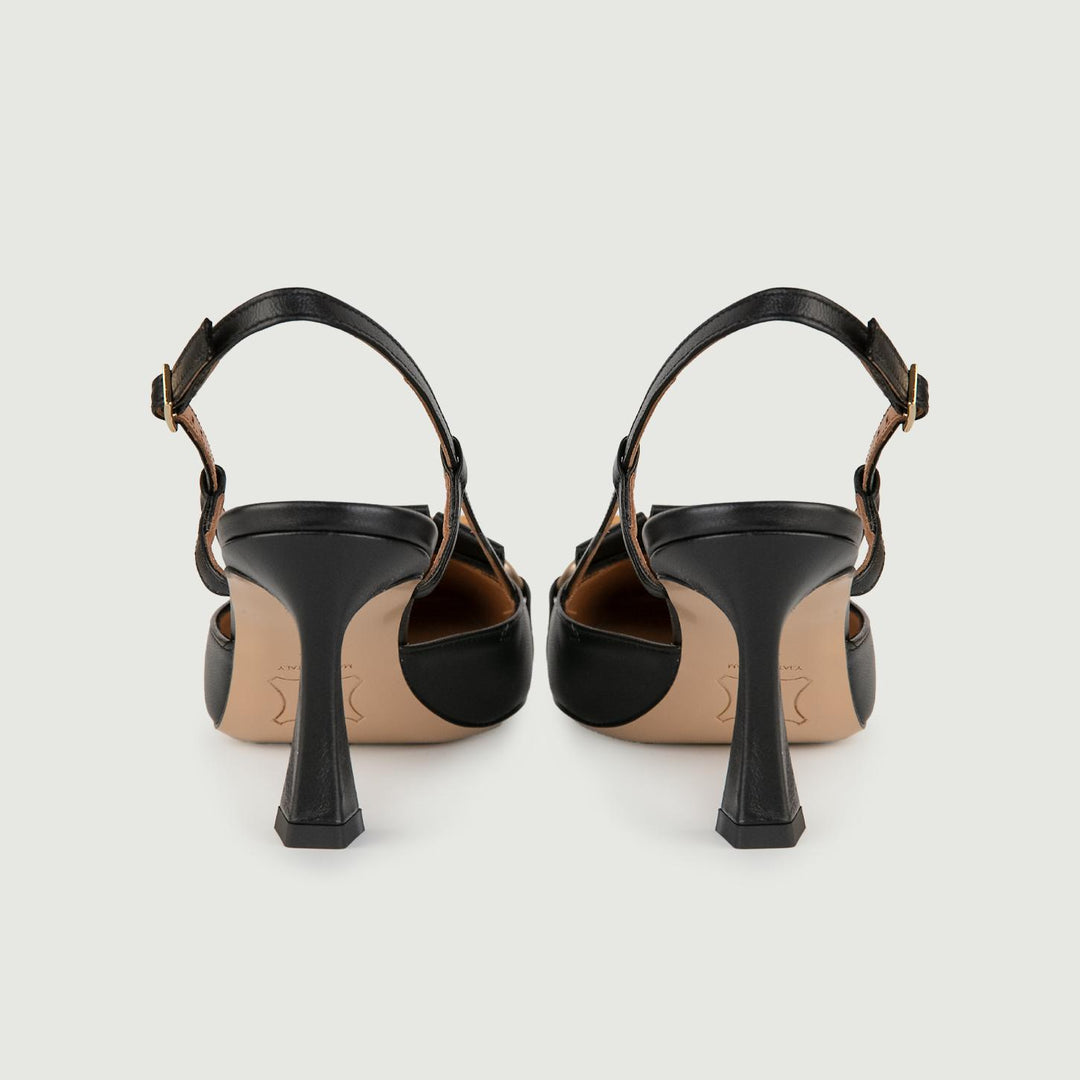 Décolleté SLING BACK NERA L5602 NERO ANDREA MORANDO 