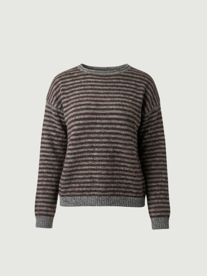 MAGLIA A RIGHE MORO 25866 GRIGIO ANDREA MORANDO 