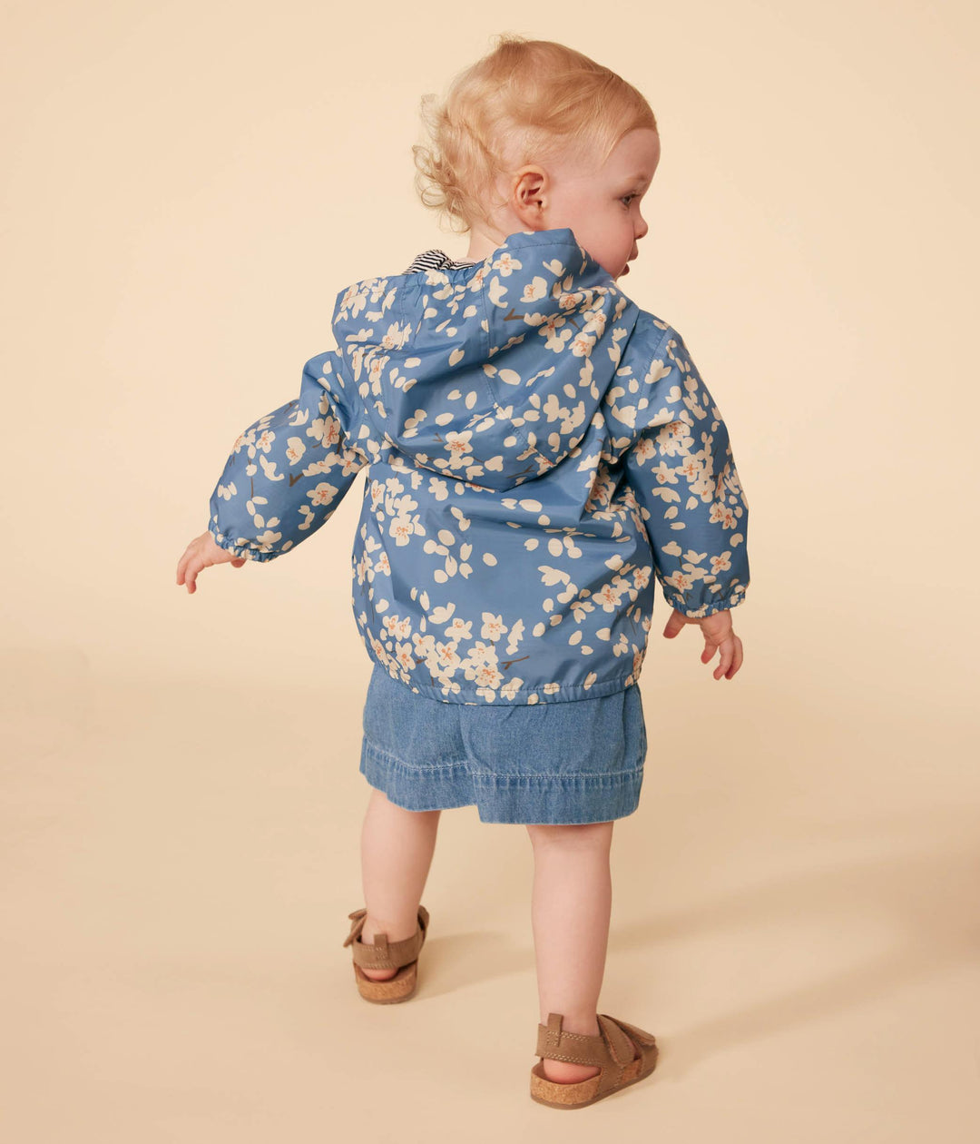 GIACCA ANTIVENTO FANTASIA fiori di ciliegio BEBÈ A09JF 01 PETIT BATEAU 