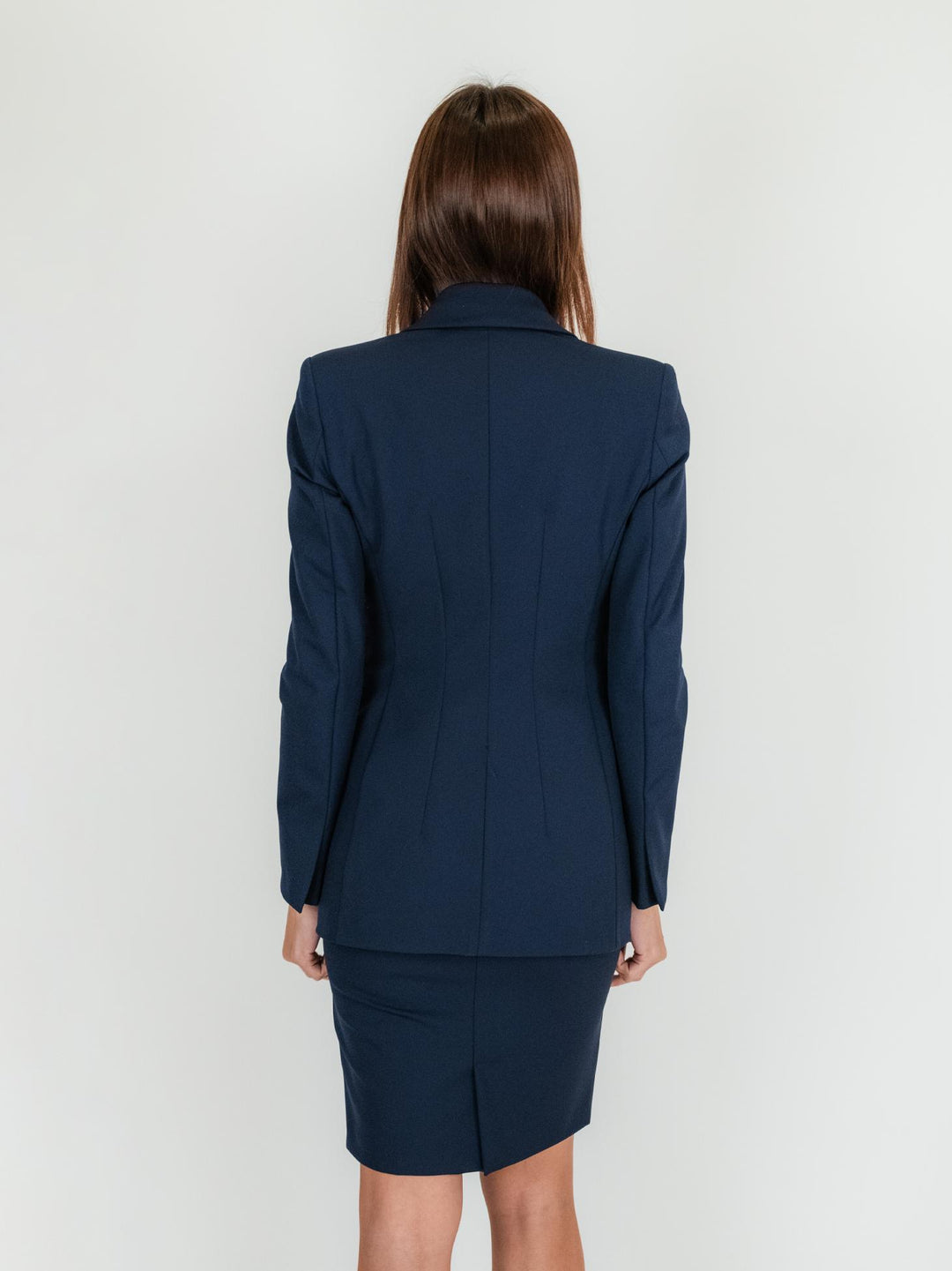BLAZER MONOPETTO BLU