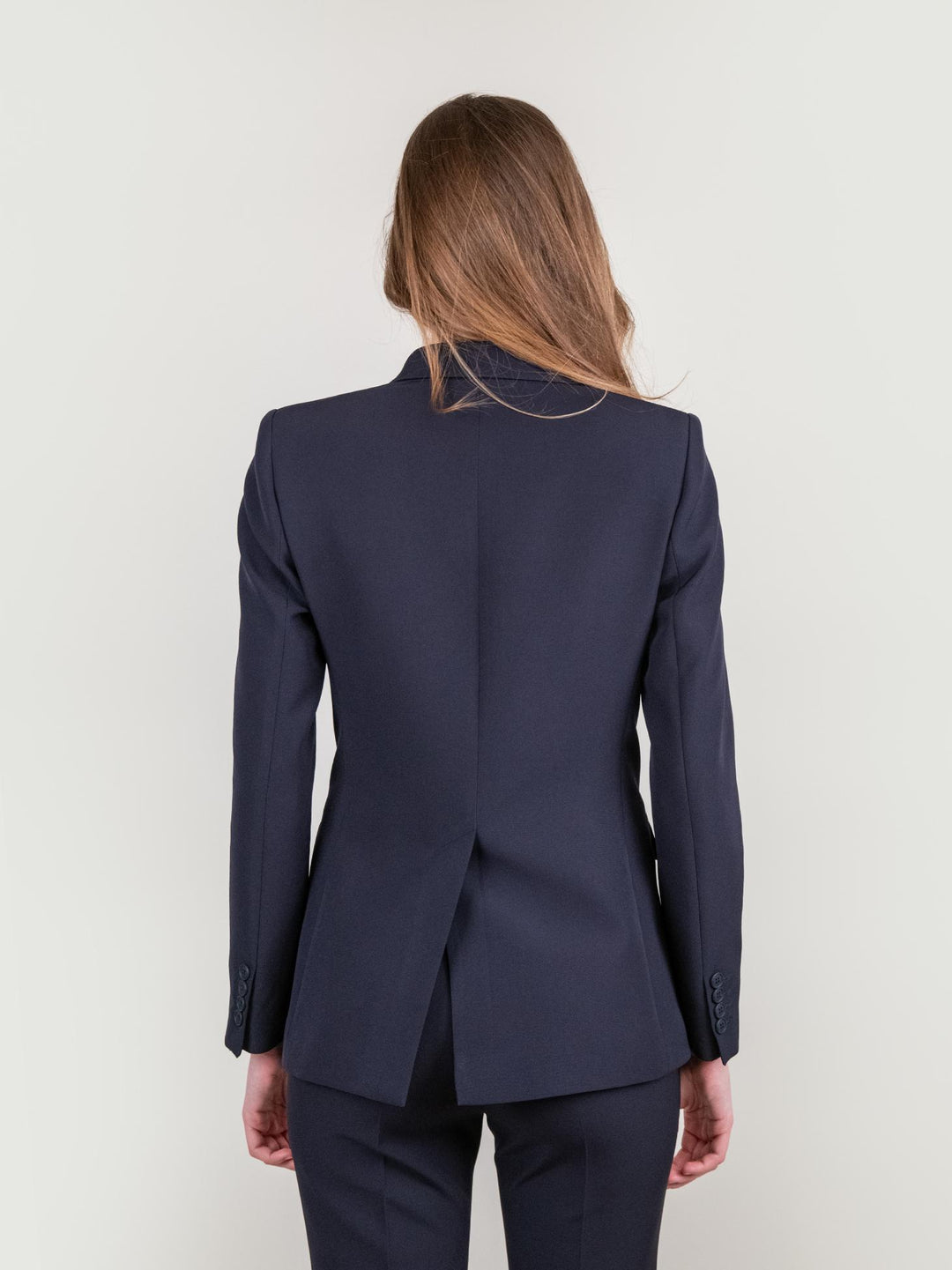 BLAZER DOPPIOPETTO IN TESSUTO BLU 113877 BLU ANDREA MORANDO 