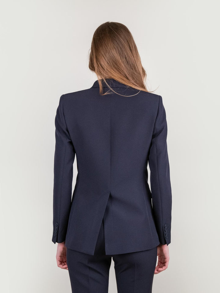 BLAZER DOPPIOPETTO IN TESSUTO BLU 113877 BLU ANDREA MORANDO 