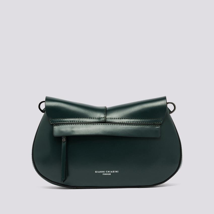 Borsa a spalla Helena Round in pelle verde BS 9308 CALF 13134 GIANNI CHIARINI 