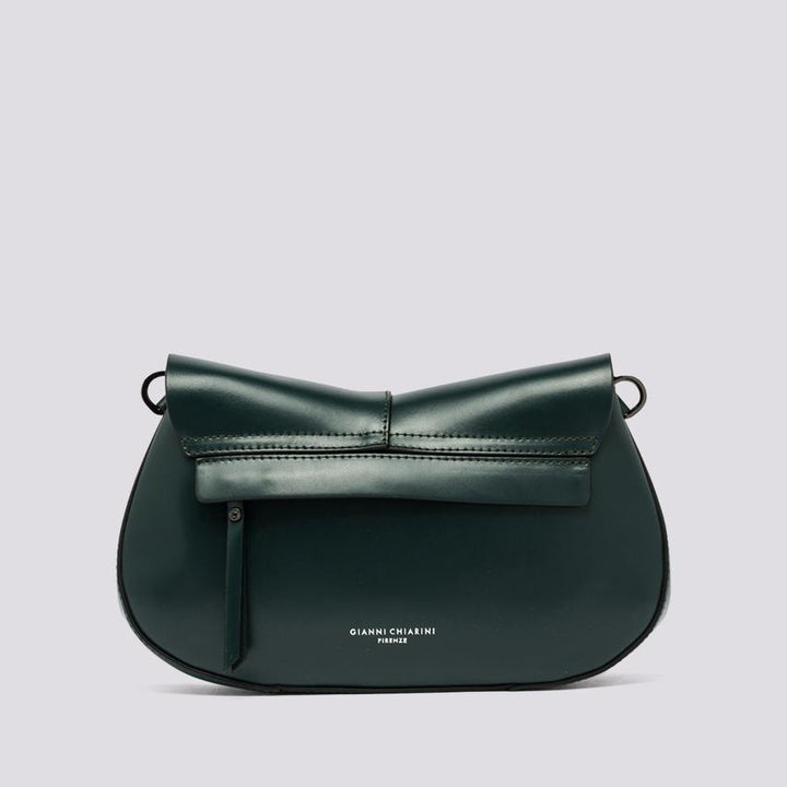 Borsa a spalla Helena Round in pelle verde BS 9308 CALF 13134 GIANNI CHIARINI 
