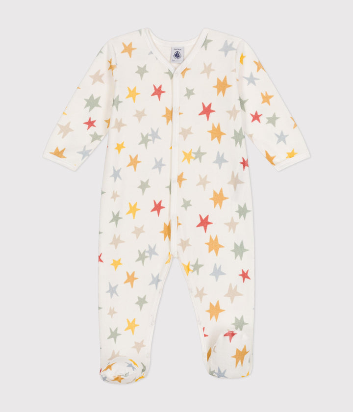 Pigiama in velluto con stampa a stelle A0B5F 01 PETIT BATEAU 