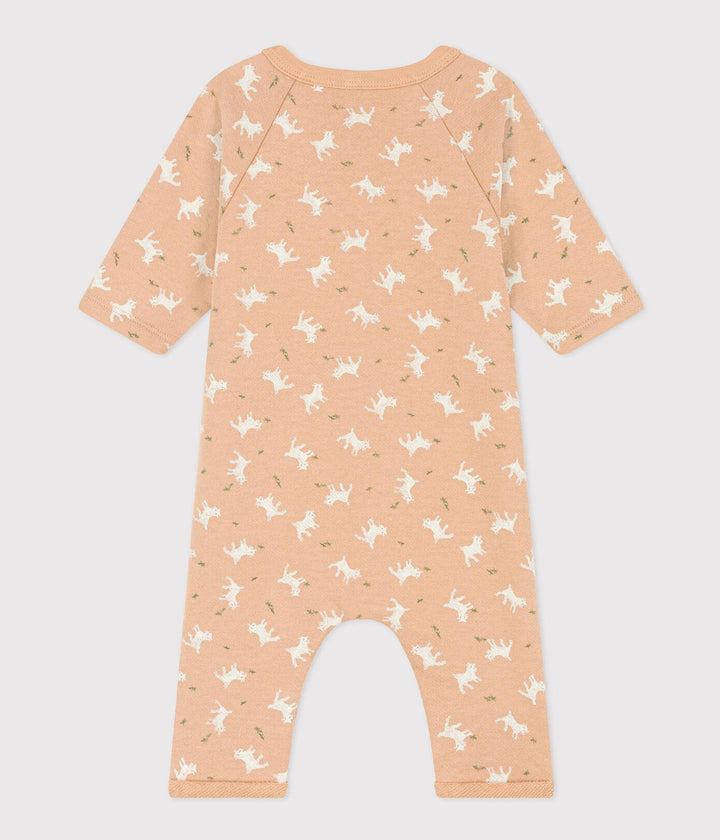 TUTINA LUNGA IN TESSUTO FELPATO PER BEBÈ A087F 01 PETIT BATEAU 