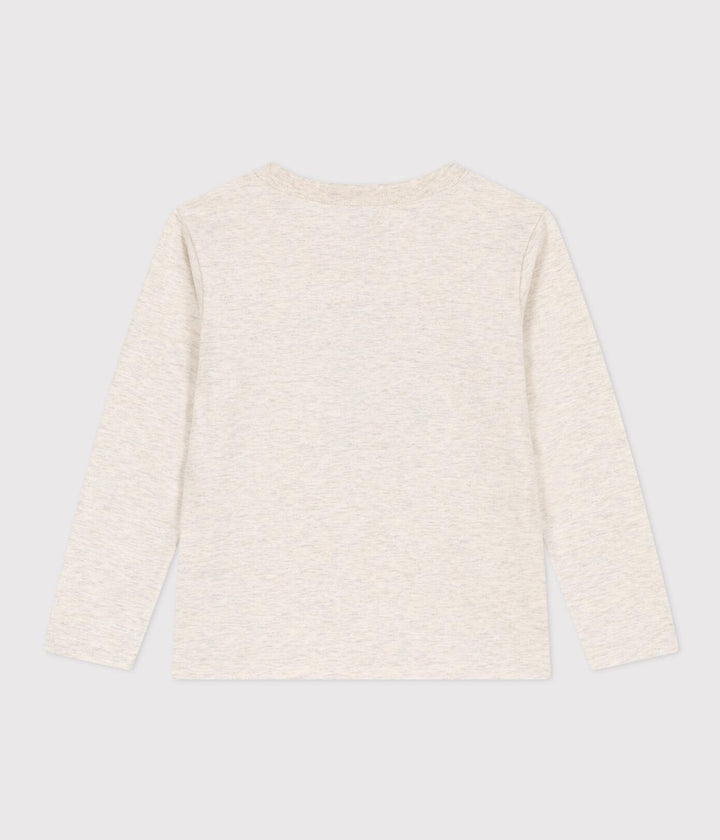 T-SHIRT MANICHE LUNGHE IN COTONE bambino A08IW 07 PETIT BATEAU 