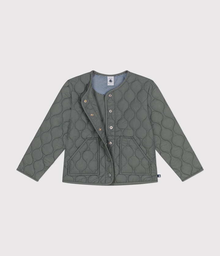 Piumino leggero trapuntato grigio A0B0I 01 PETIT BATEAU 