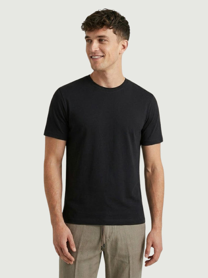 T-shirt in jersey nera 5980426 900 ANDREA MORANDO 