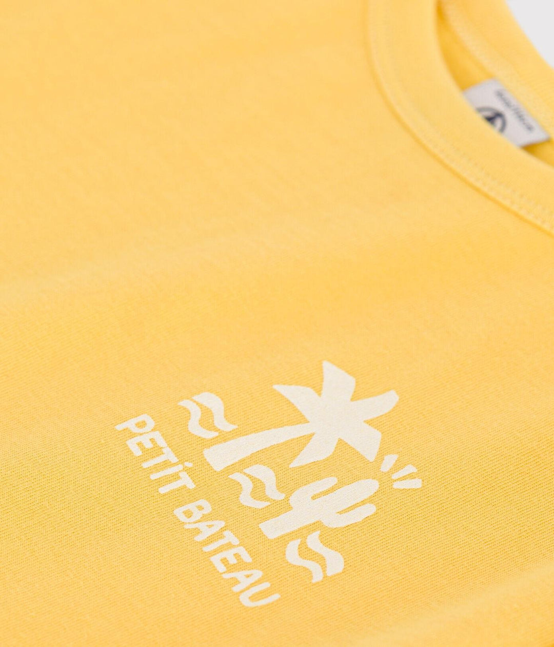 T-shirt a maniche corte in cotone con stampa bambino A0CYQ 01 PETIT BATEAU 