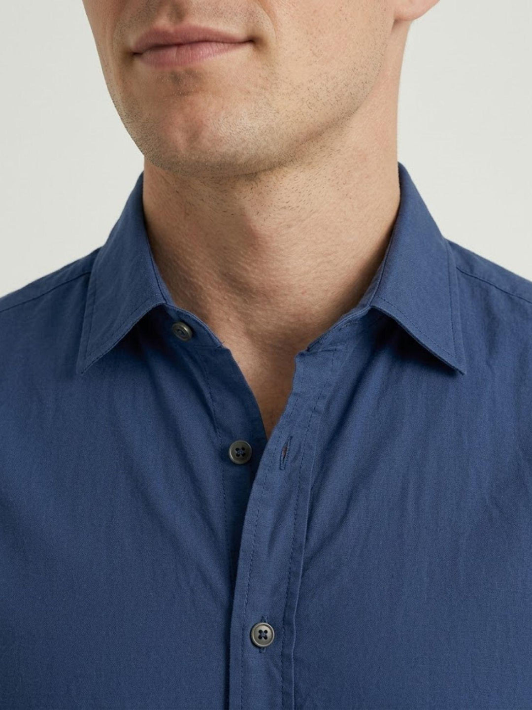 Camicia Brad in cotone blu polvere BRAD/TC171 B73 BAGGIES 