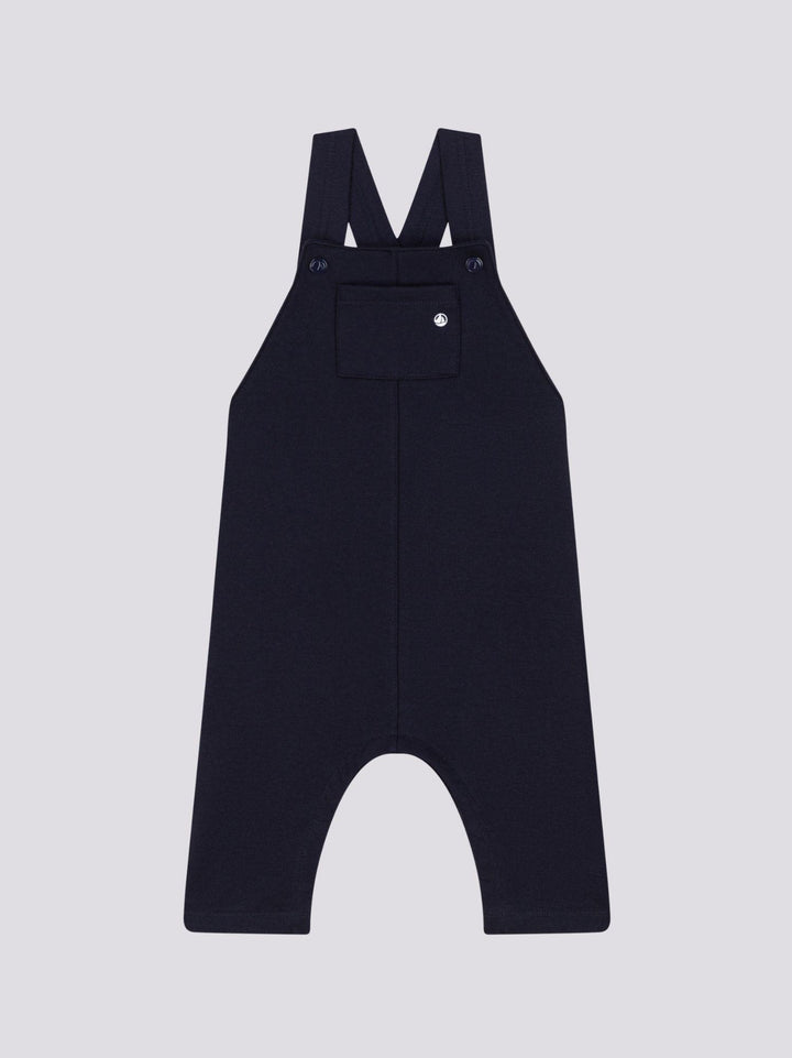 SALOPETTE LUNGA IN JERSEY SPESSO PER BEBÈ A08GN 01 PETIT BATEAU 