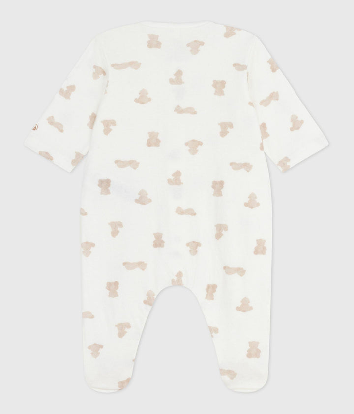 Pigiama in tubique con stampa neonato A0DRM 01 PETIT BATEAU 
