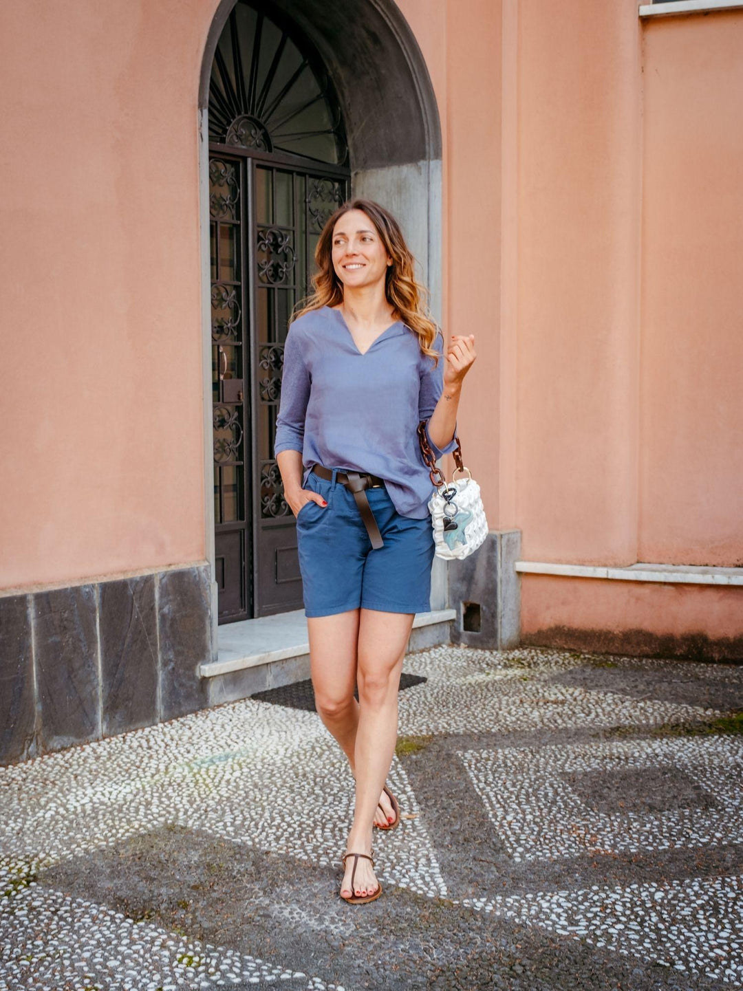 BLUSA IN LINO BLUETTE