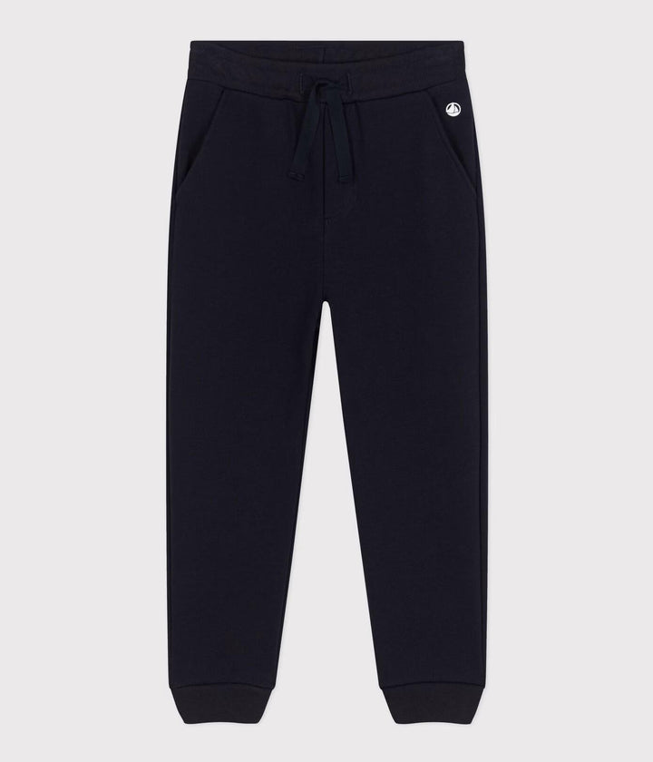 Pantaloni joggers bambino blu A0D0Y 01 PETIT BATEAU 
