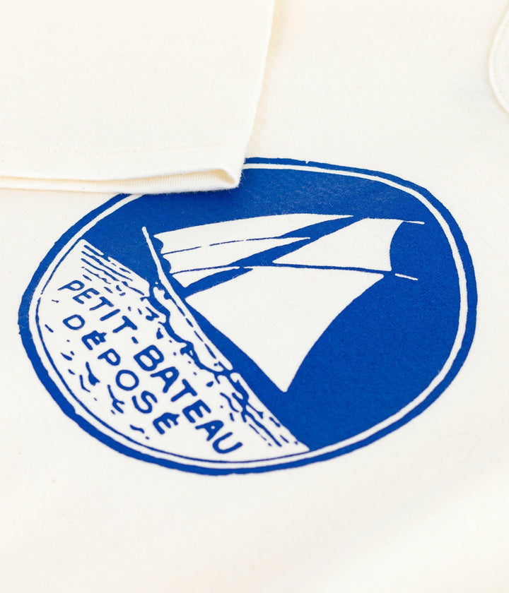 Maglietta a maniche lunghe in cotone per neonati A0EDV 15 PETIT BATEAU 