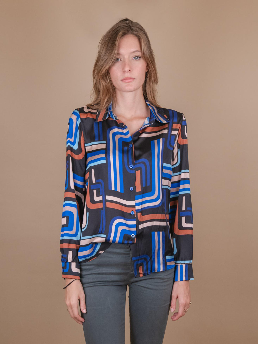 CAMICIA FANTASIA OPTICAL C2446 3250 ANDREA MORANDO 