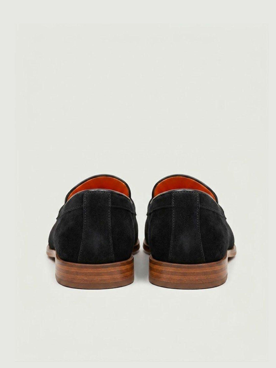 Mocassino tassel loafer in pelle scamosciata blu 1840 BLU ANDREA MORANDO 
