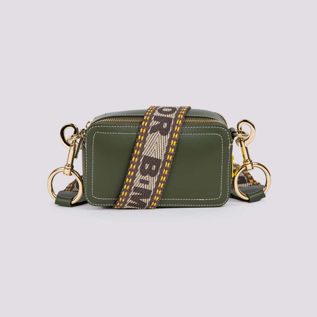 BORSA A TRACOLLA  YOURS IN PELLE VERDE MILITARE YOURS VERDE MILITARE BIMOR 