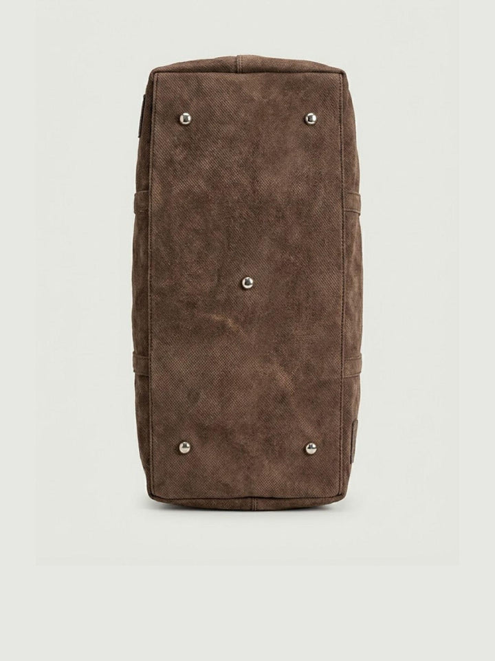 Borsone Juan in camoscio cacao JUAN 06 JACK LEATHER 