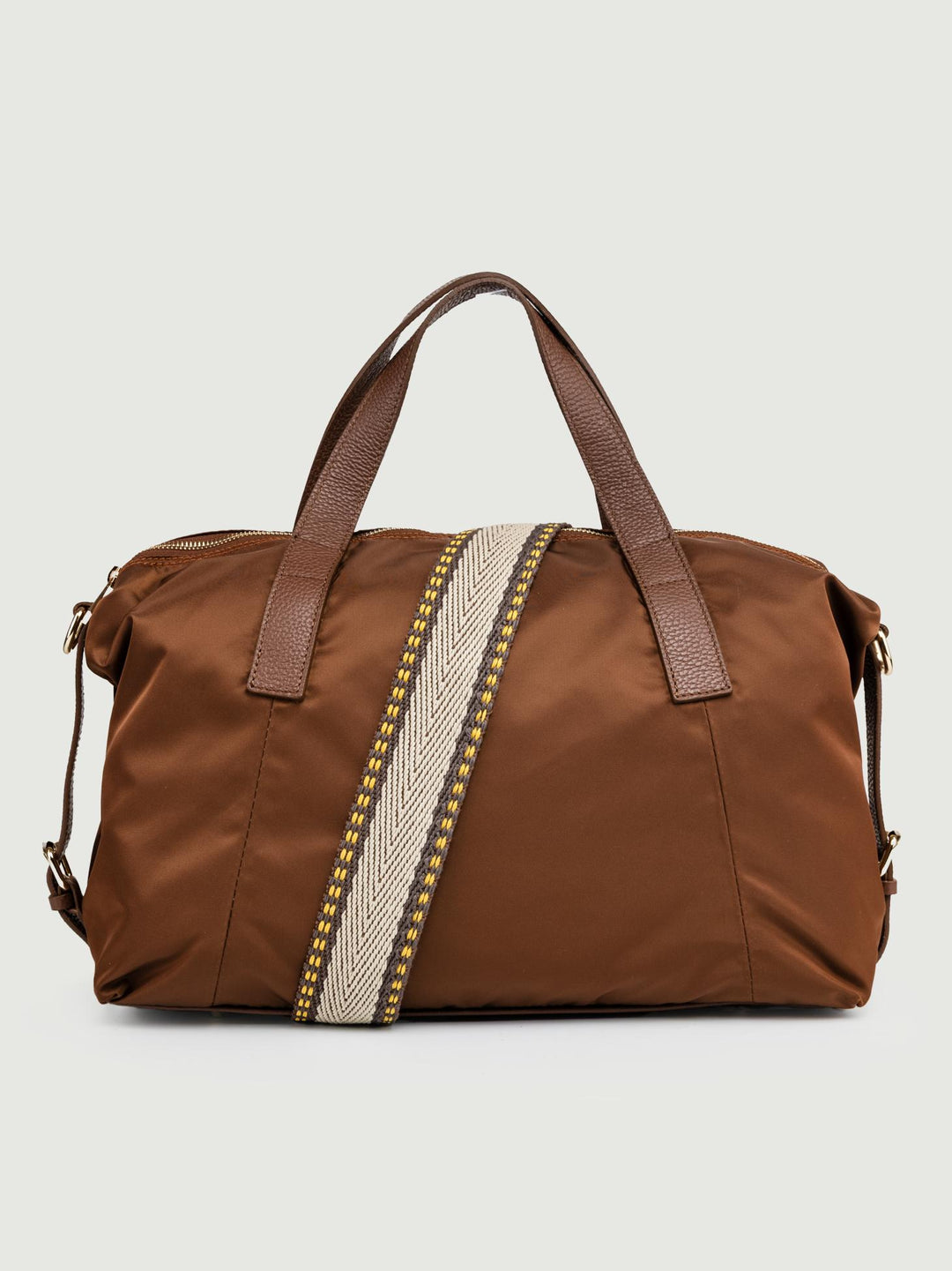 SHOPPER CARRY IN NYLON MARRONE CARRY T.MORO BIMOR 