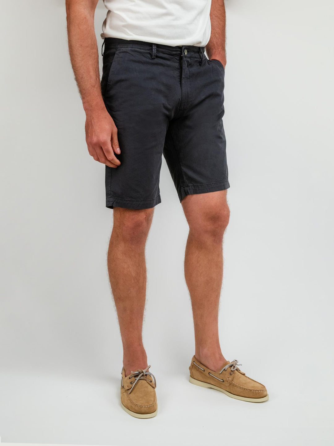 Bermuda in cotone blu navy