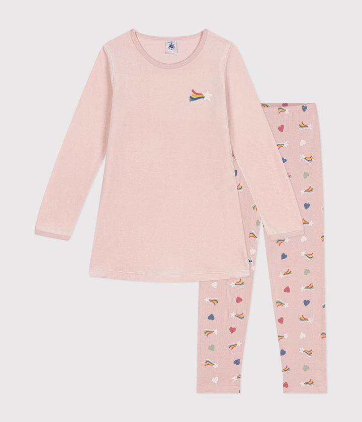 Camicia da notte e leggings stelle cadenti A0B7L 02 PETIT BATEAU 
