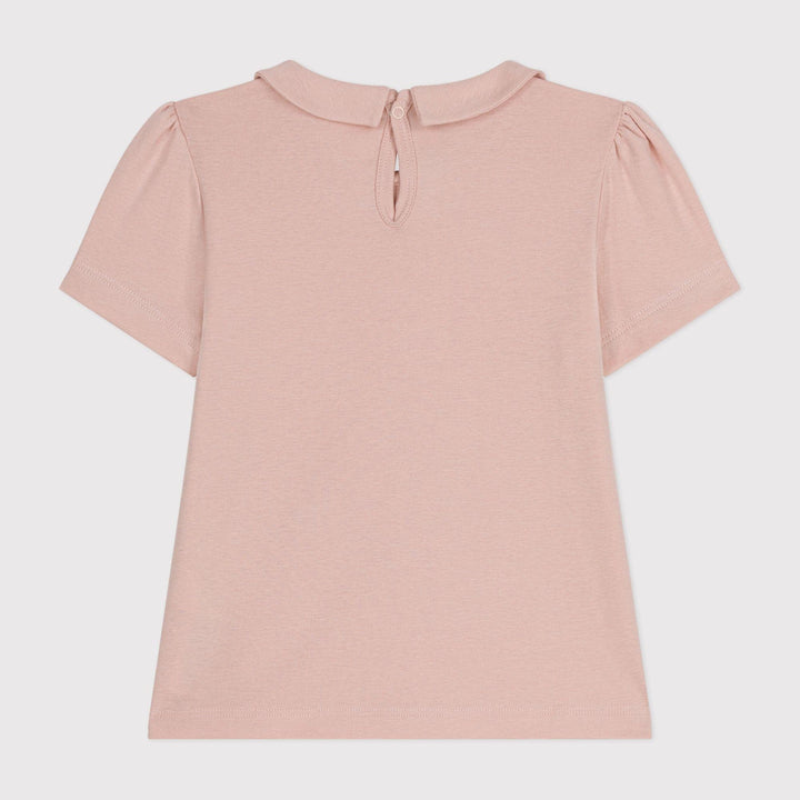 T-SHIRT A MANICHE CORTE BAMBINA A0AMZ 02 PETIT BATEAU 