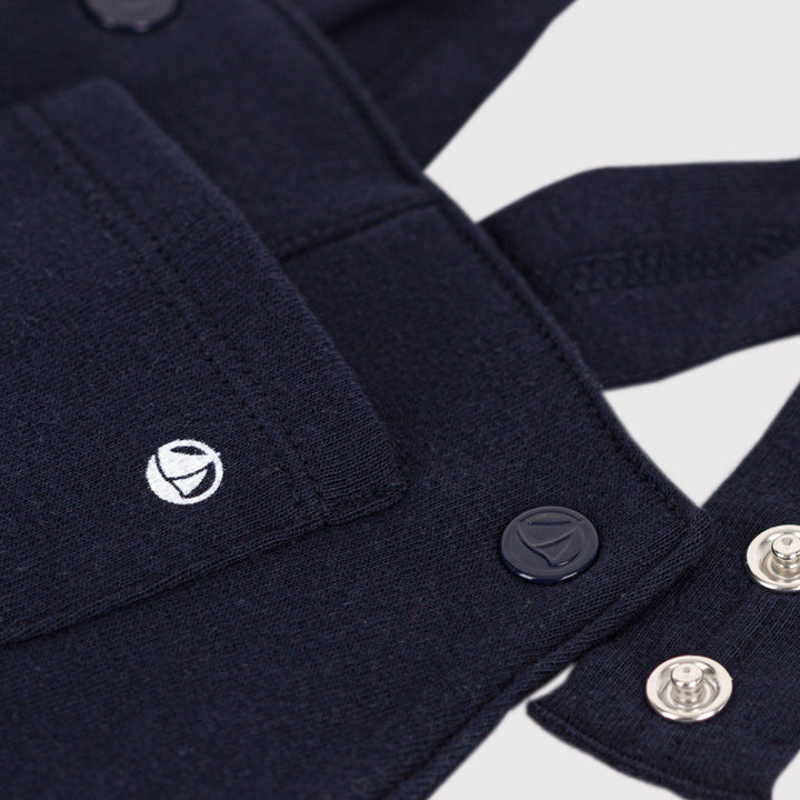 SALOPETTE LUNGA IN JERSEY SPESSO PER BEBÈ A08GN 01 PETIT BATEAU 