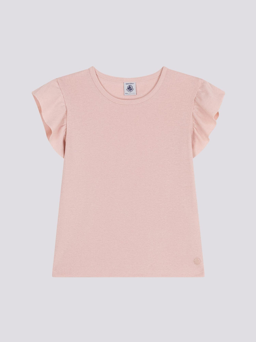 T-SHIRT IN COTONE ROSA BAMBINA A09VT 01 PETIT BATEAU 