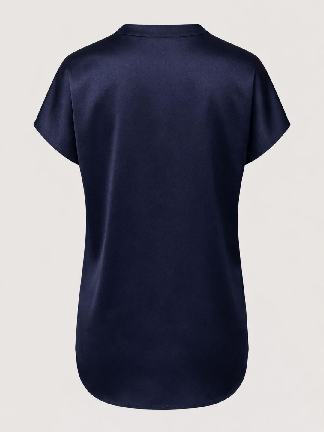 Blusa in raso blu M9237 BLU ANDREA MORANDO 