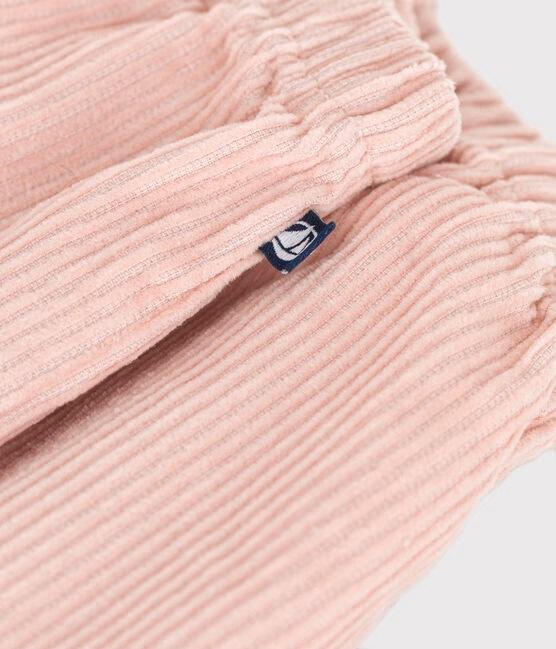 Pantaloni rosa in velluto A0B10 03 PETIT BATEAU 