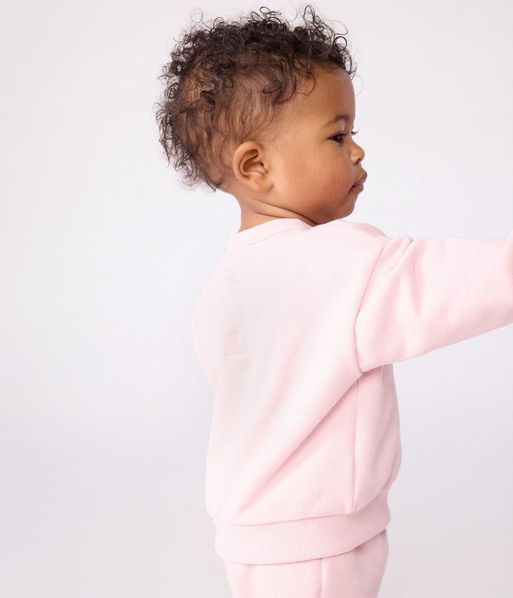 Felpa in cotone con ricamo Petit Bateau A0E05 01 PETIT BATEAU 