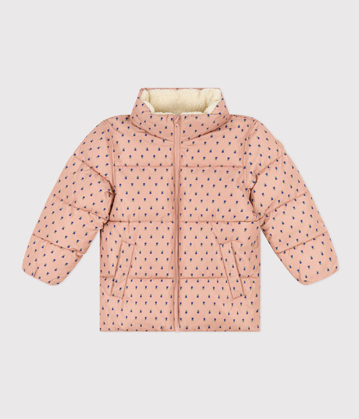 PIUMINO CON CAPPUCCIO ESTRAIBILE BAMBINA A08A9 01 PETIT BATEAU 