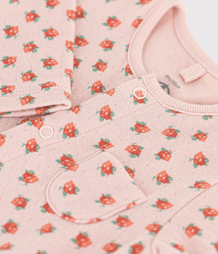 TUTINA LUNGA IN TUBIQUE CON STAMPA A FIORI A083E 01 PETIT BATEAU 