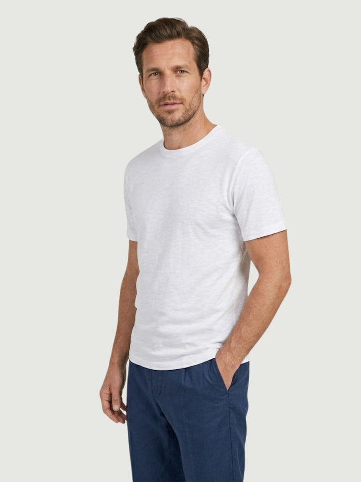 T-shirt in jersey di cotone bianca 5903426 100 ANDREA MORANDO 